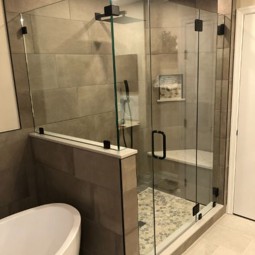 Frameless Door Panel and Return Clips  Image